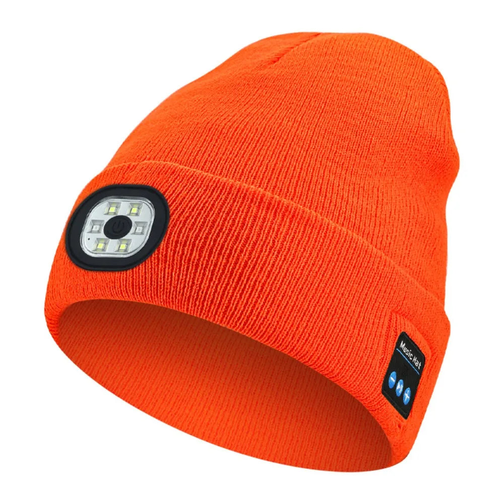 3-in-1 Function Bluetooth Beanie with Light