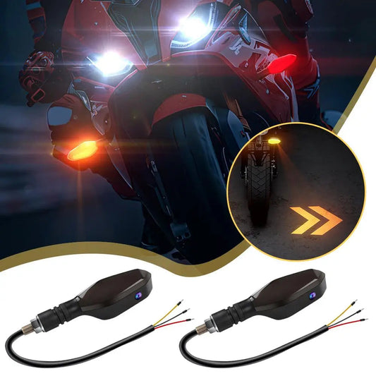 Motorcycle Road Projection Turn Signal Lights