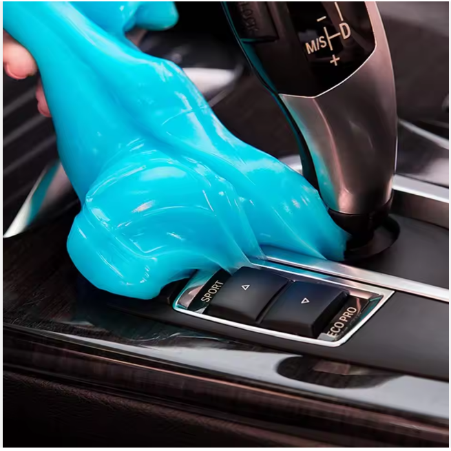 Car Cleaning Slime Gel | Reusable Dust Remover for Air Vents, Dashboard & Interior