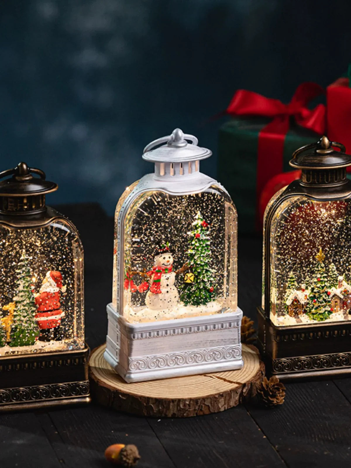 Christmas Decoration Scene Layout Window